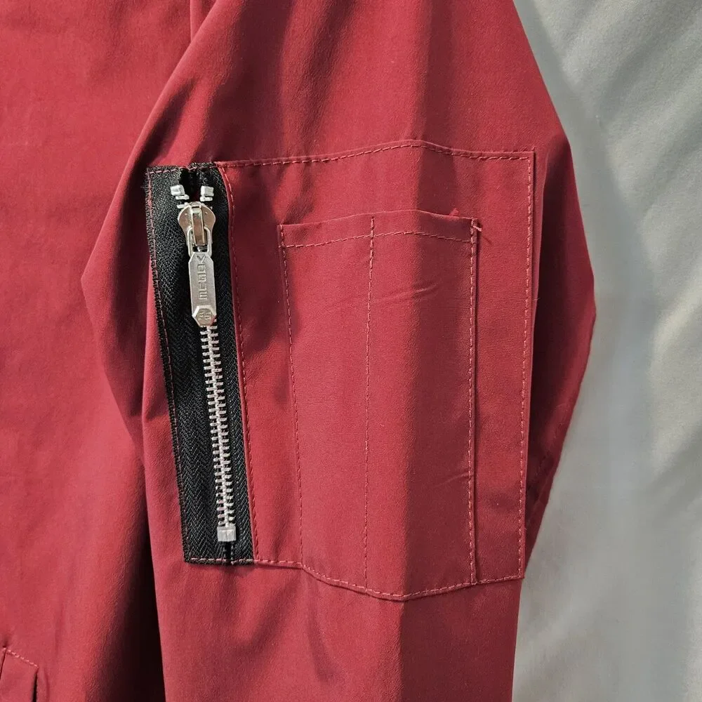 Vogue FS Burgundy Lightweight Bomber Jacket - Men's X Large - Picture 5 of 13